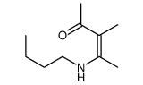 4-(butylamino)-3-methylpent-3-en-2-one结构式