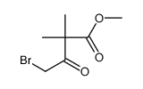 methyl 4-bromo-2,2-dimethyl-3-oxobutanoate Structure