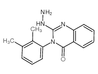 3-(2,3-二甲基苯基)-2-肼基喹唑啉-4(3h)-酮结构式
