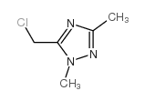 5-(氯甲基)-1,3-二甲基-1H-1,2,4-噻唑结构式