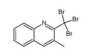 3-methyl-2-tribromomethyl-quinoline Structure