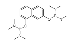 1,1'-(naphthalene-1,7-diylbis(oxy))bis(N,N,N',N'-tetramethylphosphanediamine) Structure