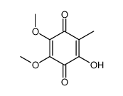 2-hydroxy-5,6-dimethoxy-3-methylcyclohexa-2,5-diene-1,4-dione Structure