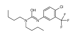 1,1-dibutyl-3-[4-chloro-3-(trifluoromethyl)phenyl]urea结构式