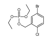 (5-bromo-2-chlorophenyl)methyl diethyl phosphate结构式