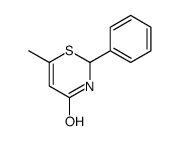 6-methyl-2-phenyl-2,3-dihydro-1,3-thiazin-4-one结构式