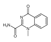 1-methyl-4-oxoquinazoline-2-carboxamide结构式