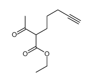 ethyl 2-acetylhept-6-ynoate结构式