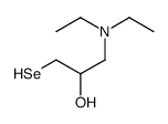 1-(diethylamino)-3-selanylpropan-2-ol结构式