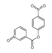 (4-nitrophenyl) 1-oxidopyridin-1-ium-3-carboxylate结构式