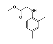 Glycine, N-(2,4-dimethylphenyl)-, methyl ester Structure