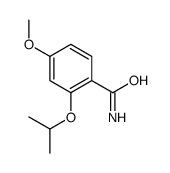 2-异丙氧基-4-甲氧基苯甲酰胺结构式