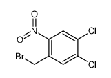 1-(bromomethyl)-4,5-dichloro-2-nitrobenzene结构式