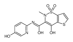 4-hydroxy-N-(5-hydroxypyridin-2-yl)-2-methyl-1,1-dioxothieno[2,3-e]thiazine-3-carboxamide Structure