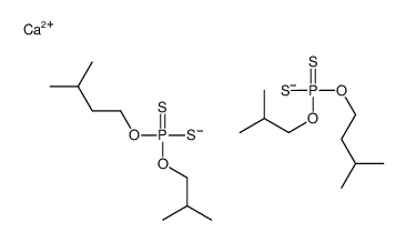 zinc bis[O-isobutyl] bis[O-isopentyl] bis(dithiophosphate)结构式