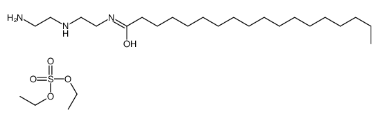 diethyl sulphate, compound with N-[2-[(2-aminoethyl)amino]ethyl]octadecanamide Structure