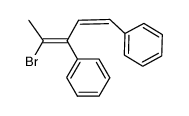 (Z,Z)-4-Bromo-1,3-diphenylpenta-1,3-diene Structure