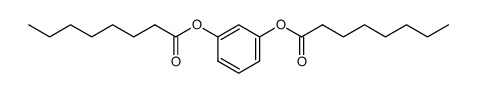 1,1'-(4,6-dihydroxy-1,3-phenylene)dioctan-1-one结构式