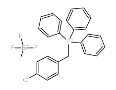 4-氯苄基三苯膦四氟硼酸盐结构式