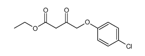 ethyl 2-(4-chlorophenoxy)-acetoacetate结构式