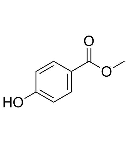 Methyl 4-hydroxybenzoate Structure