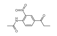 N-(2-nitro-4-propionylphenyl)acetamide结构式