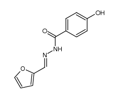 furfural-(4-hydroxy-benzoylhydrazone) Structure