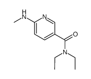 6-methylamino-nicotinic acid diethylamide Structure