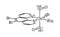 [Os(DMSO)2(CN)2(5,6-dibromo-1,10-phenanthroline)]结构式