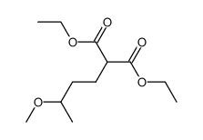 (3-methoxy-butyl)-malonic acid diethyl ester结构式