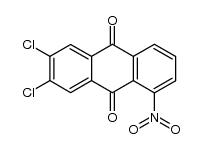 6,7-dichloro-1-nitro-anthraquinone结构式