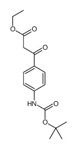3-(4-((叔丁氧基羰基)氨基)苯基)-3-氧代丙酸乙酯图片