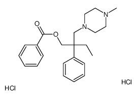 [2-[(4-methylpiperazin-1-yl)methyl]-2-phenylbutyl] benzoate,dihydrochloride Structure