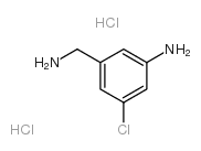 3-(AMINOMETHYL)-5-CHLOROANILINE DIHYDROCHLORIDE Structure