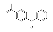 phenyl-(4-prop-1-en-2-ylphenyl)methanone结构式
