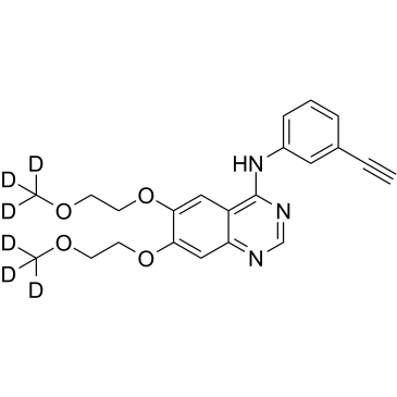 Erlotinib-d6 Structure