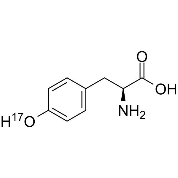 L-酪氨酸 17O结构式