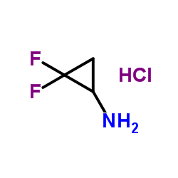 2,2-Difluorocyclopropanamine hydrochloride structure