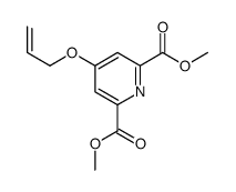 dimethyl 4-prop-2-enoxypyridine-2,6-dicarboxylate Structure