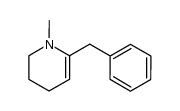 6-benzyl-1-methyl-1,2,3,4-tetrahydro-pyridine结构式