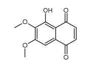 5-hydroxy-6,7-dimethoxynaphthalene-1,4-dione Structure