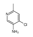 4-chloro-6-methylpyridin-3-amine Structure