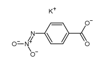 dipotassium salt of p-(nitroamino)benzoic acid Structure