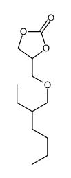 4-(2-ethylhexoxymethyl)-1,3-dioxolan-2-one Structure