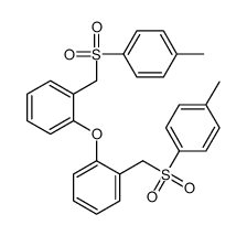 1-[(4-methylphenyl)sulfonylmethyl]-2-[2-[(4-methylphenyl)sulfonylmethyl]phenoxy]benzene Structure
