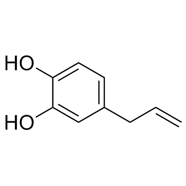 4-烯丙基儿茶酚; 4-(2-丙烯基)-1,2-苯二醇; 4-烯丙基-1,2-苯二醇结构式