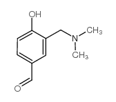 3-[(二甲氨基)甲基]-4-羟基苯甲醛结构式