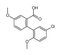 2-(5-chloro-2-methoxyphenyl)-5-methoxybenzoic acid Structure