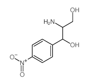 1-对硝基苯基-2-氨基-1,3-丙二醇结构式