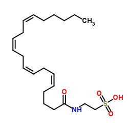 N-arachidonoyltaurine structure